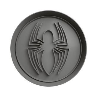 Logo Spiderman Cortador de Galletas STL
