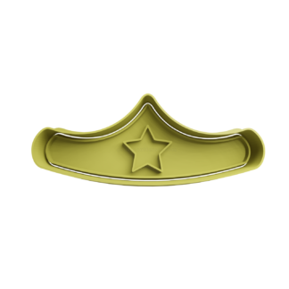 Tiara Cortador de Galletas STL 2