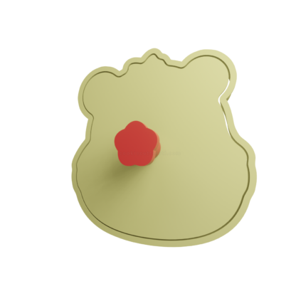 Cariñosito Cabeza Cortador de Galletas STL 4
