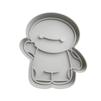 Baymax Cute Cortador de Galletas STL