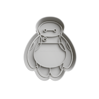 Baymax Cortador de Galletas STL 2