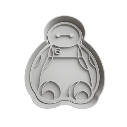 Baymax Cortador de Galletas STL 4