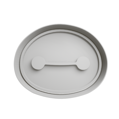 Baymax Cabeza Cortador de Galletas STL 2
