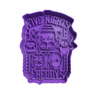 Five Nights at Freddy’s Logo Cortador de Galletas STL
