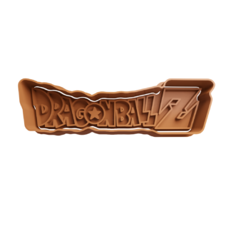 Dragon Ball Z Logo Cortador de Galletas STL