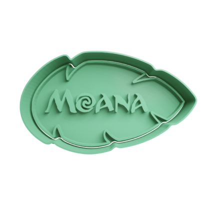 Moana Logo Cortador de Galletas STL