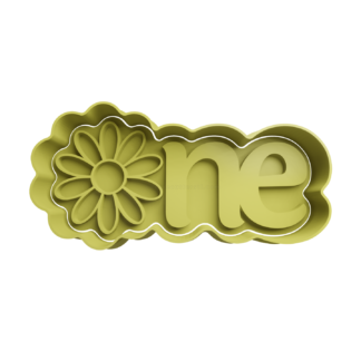 ONE Flor Cortador de Galletas STL