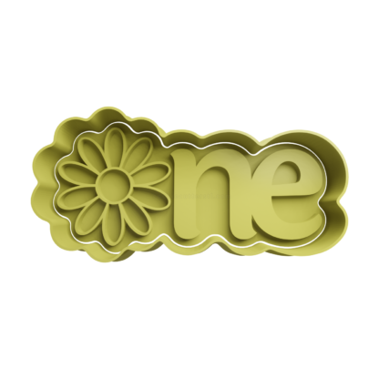 ONE Flor Cortador de Galletas STL