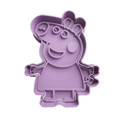 Peppa Pig Cortador de Galletas STL 2