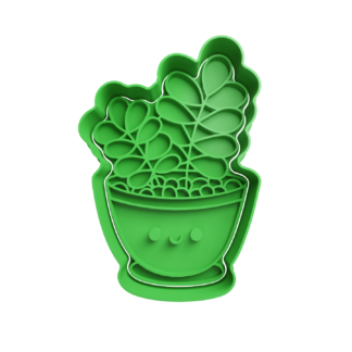 Planta en Maceta Cortador de Galletas STL 3