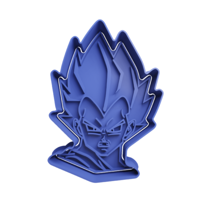 Vegeta Cortador de Galletas STL