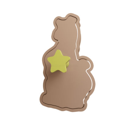 Scooby Doo Cortador de Galletas STL