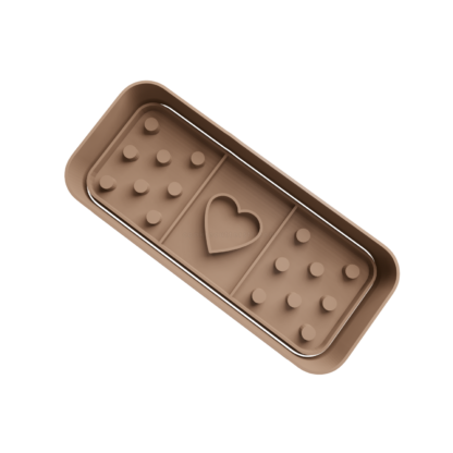Curita con Corazon Cortador de Galletas STL
