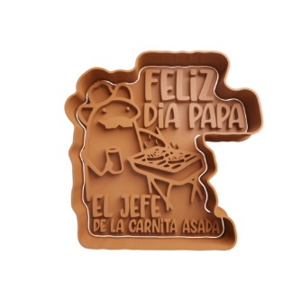 Deformito -El jefe de la carnita asada Cortador de Galletas STL