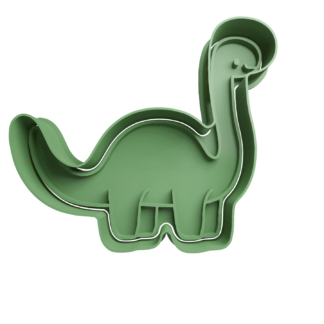 Diplodocus Cortador de Galletas STL 2