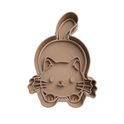 Gato Cortador de Galletas STL 4