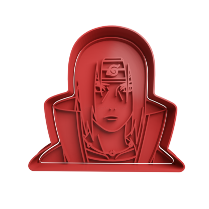 Itachi Uchiha Cortador de Galletas STL