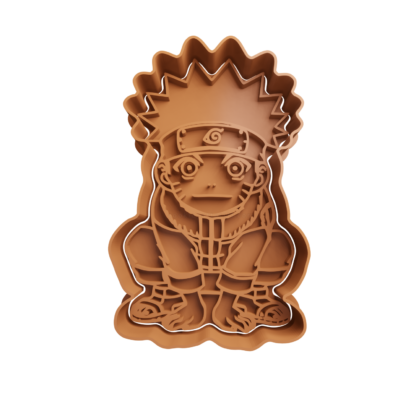 Naruto Uzumaki Niño Cortador de Galletas STL 2