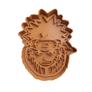 Naruto Uzumaki Niño Cortador de Galletas STL