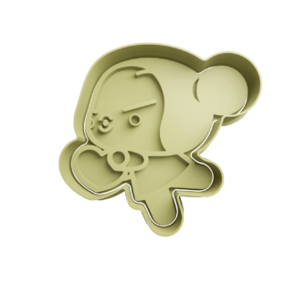 Pucca con Corazon Cortador de Galletas STL