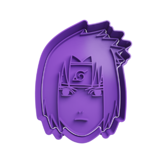 Sasuke Uchiha Cortador de Galletas STL