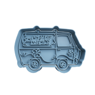 The Mystery Machine Minivan Cortador de Galletas STL