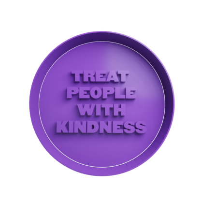 Treat People with Kindness Cortador de Galletas STL