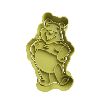 Winnie Pooh Cortador de Galletas STL