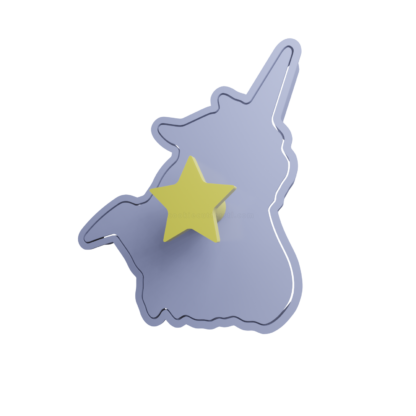 Gabumon Cortador de Galletas STL