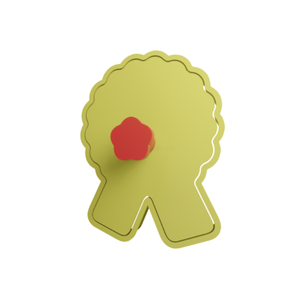 Medalla Papa #1 Cortador de Galletas STL