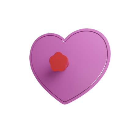 Barbie Logo Corazon Cortador de Galletas STL