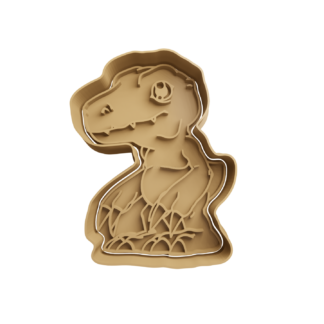 Agumon Cortador de Galletas STL