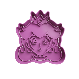 Princesa Peach Cortador de Galletas STL 2