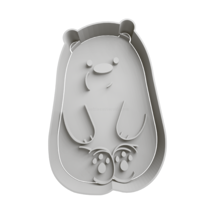 Oso Polar Cortador de Galletas STL