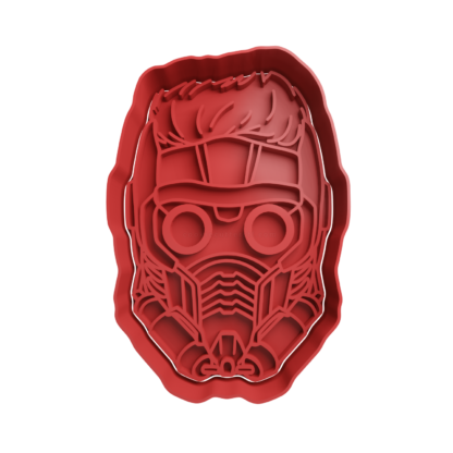 Starlord Cabeza Cortador de Galletas STL 2