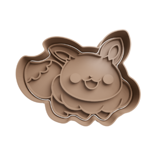 Eevee Cortador de Galletas STL 3