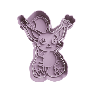 Gatomon Cortador de Galletas STL