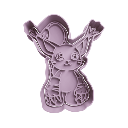 Gatomon Cortador de Galletas STL