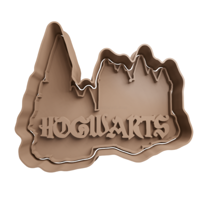 Hogwarts Cortador de Galletas STL 2