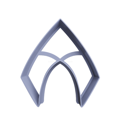 Aquaman Logo Cortador de Galletas STL