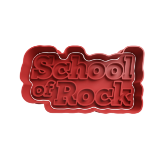 School of Rock Cortador de Galletas STL