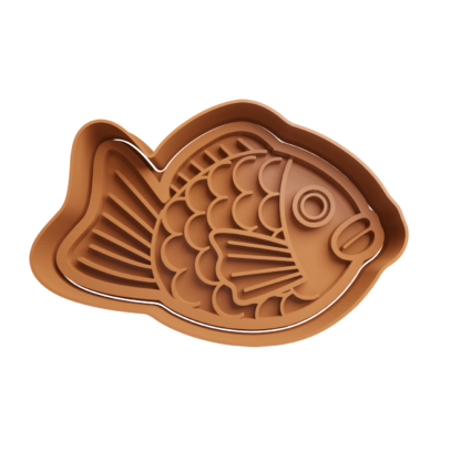 Pez Taiyaki Cortador de Galletas STL