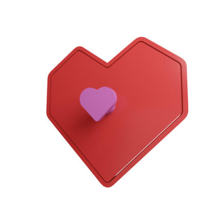 Corazón Diamante Cortador de Galletas STL (Cortante STL Gratis)