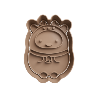 Shirokuma Reno Cortador de Galletas STL