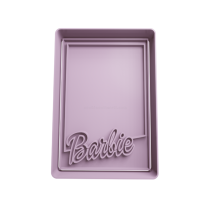 Caja Barbie Cortador de Galletas STL