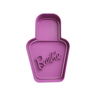 Esmalte de Uñas Barbie Cortador de Galletas STL