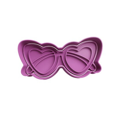Lente Corazon Barbie Cortador de Galletas STL 3