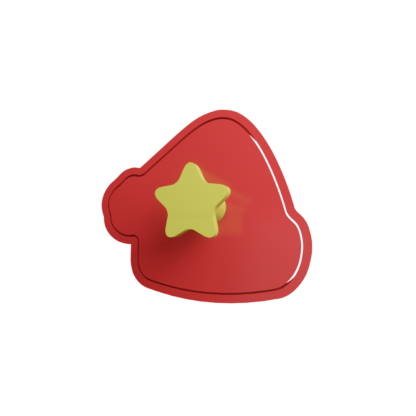 Gorro de Navidad Cortador de Galletas STL 2