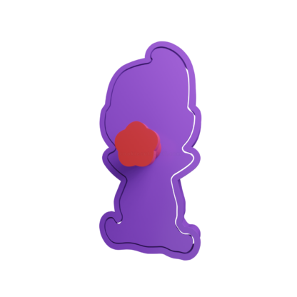 Dracula Cute Cortador de Galletas STL 4