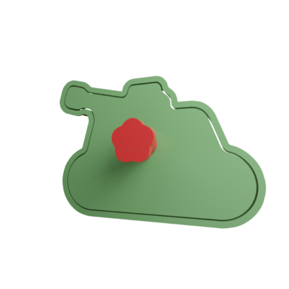 Tanque de Guerra Cortador de Galletas STL 2